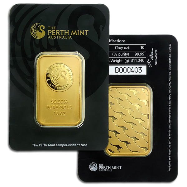 Perth Mint Gold Bar, 10 Troy Oz, .9999 Pure - Image 2