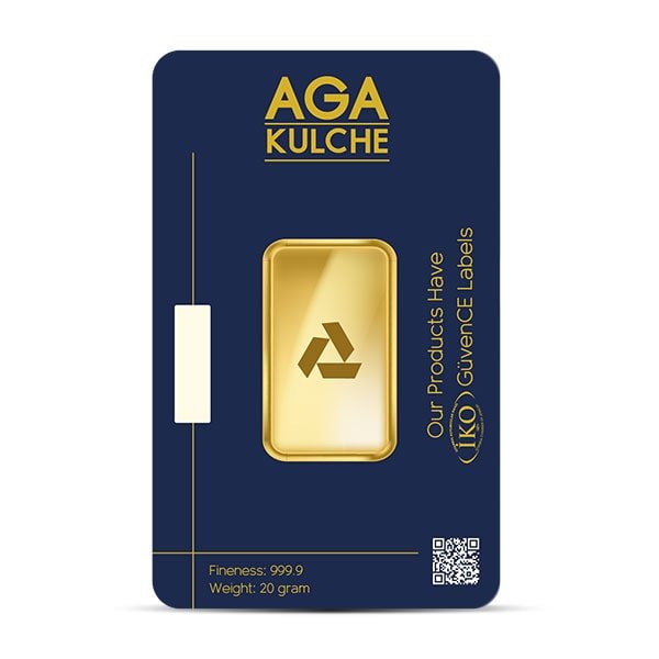 AgaBullion Gold Bar, 20 Gram, .9999 Pure in Assay Package - Image 3