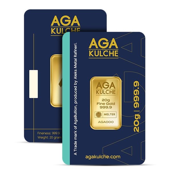 AgaBullion Gold Bar, 20 Gram, .9999 Pure in Assay Package - Image 2