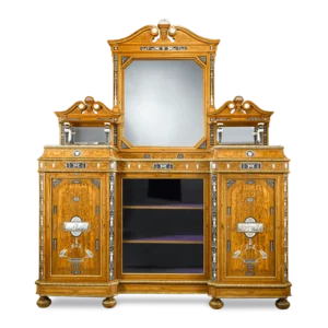 Exhibition Satinwood Sideboard by Wright and Mansfield