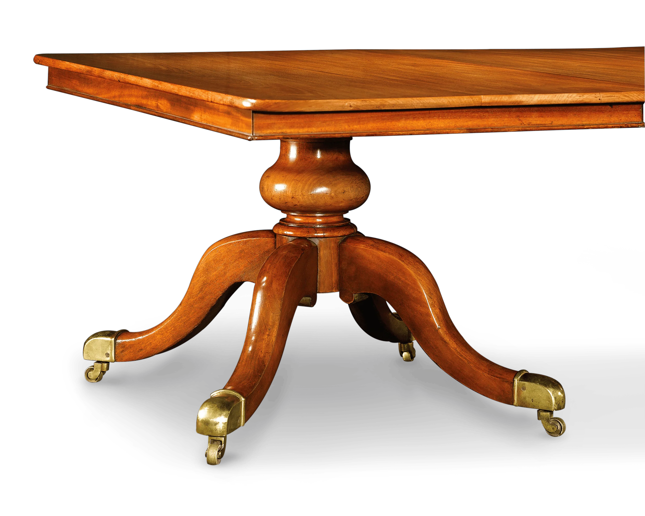 English Regency Mahogany Pedestal Dining Table - Image 2