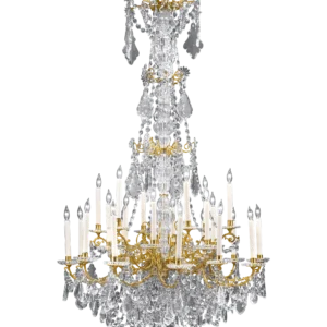 24-Light Baccarat Crystal Chandelier