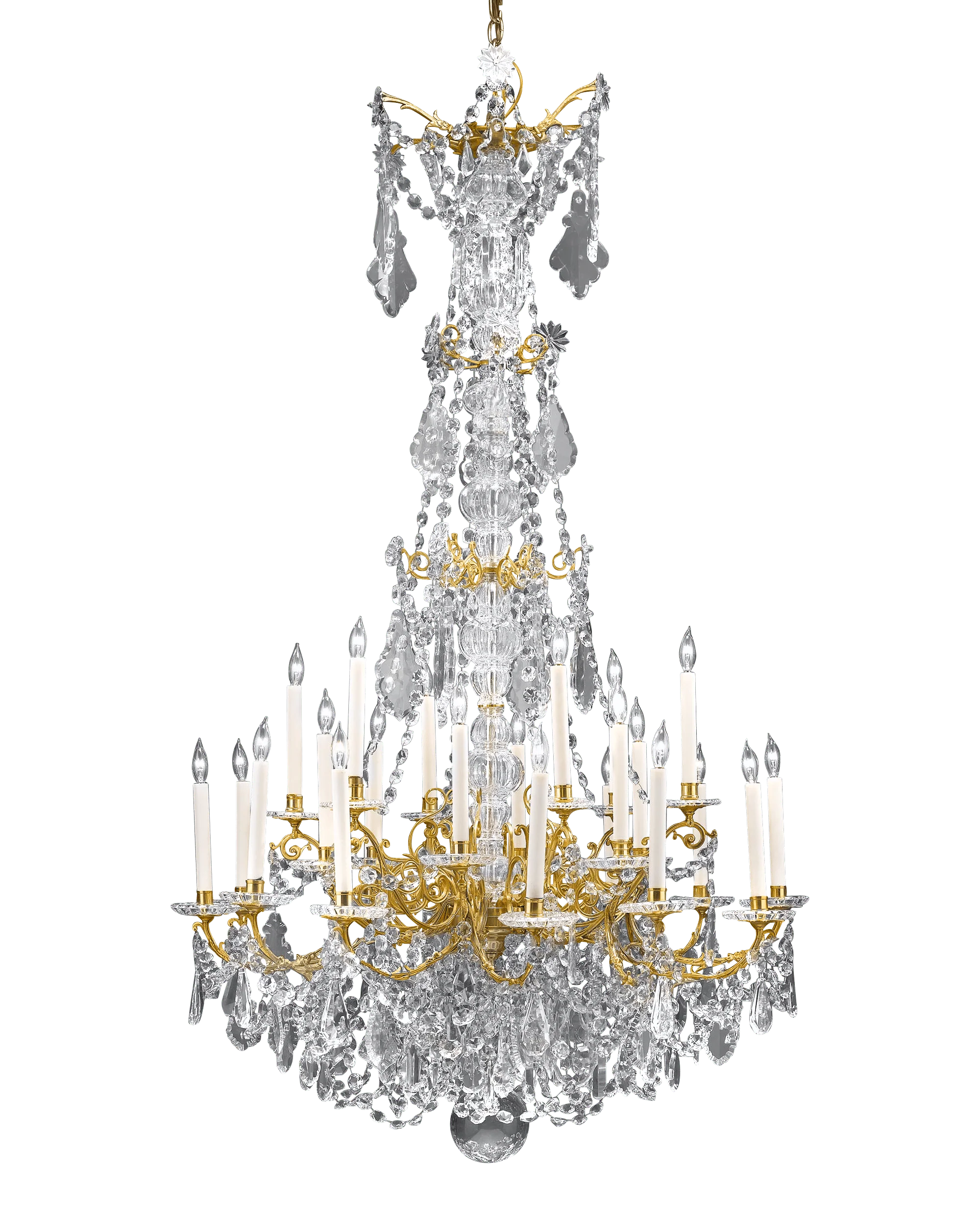 24-Light Baccarat Crystal Chandelier