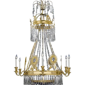 Russian Cut Glass Chandelier