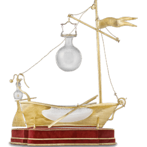 Saint Louis French Crystal Nef Centerpiece