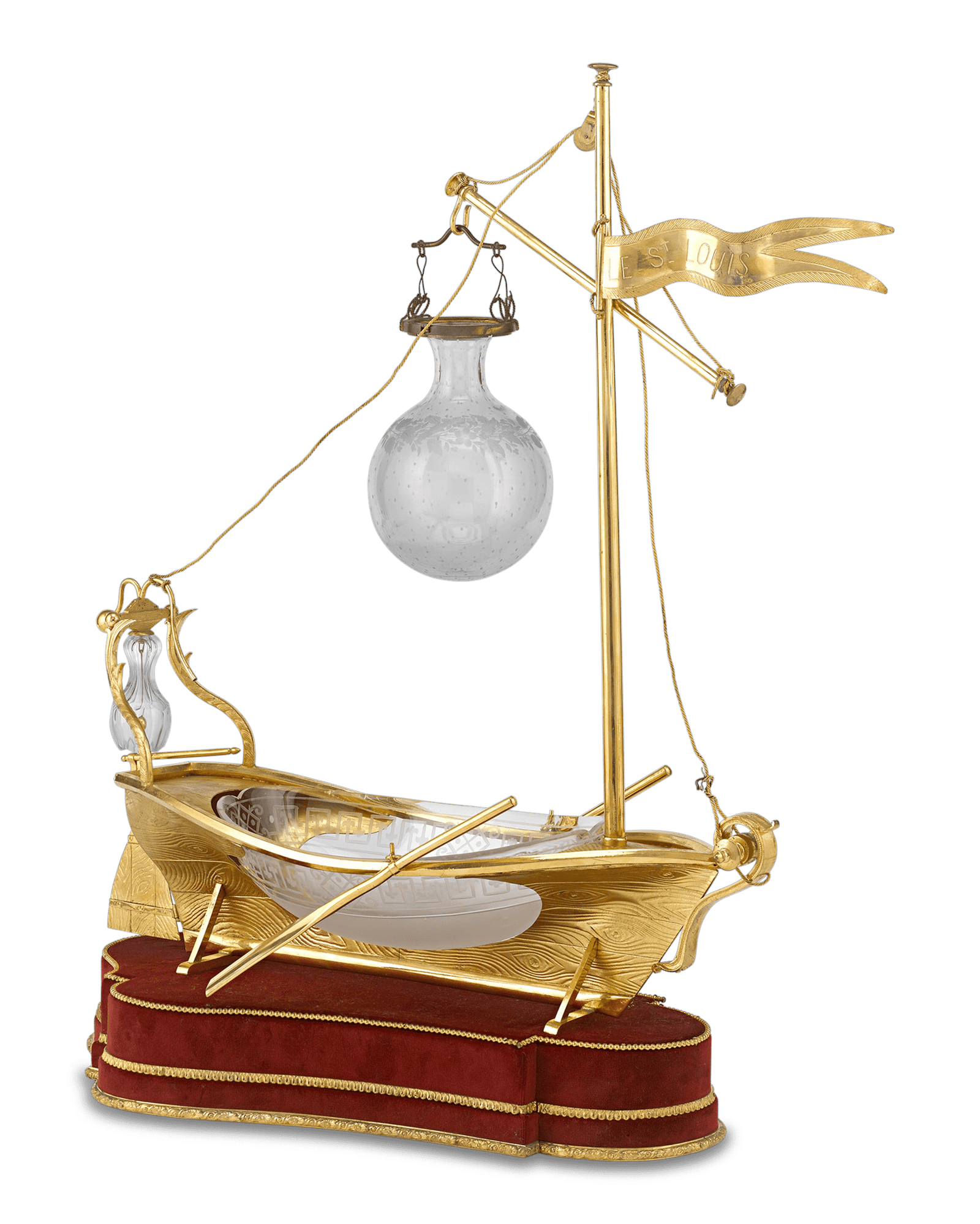 Saint Louis French Crystal Nef Centerpiece - Image 2