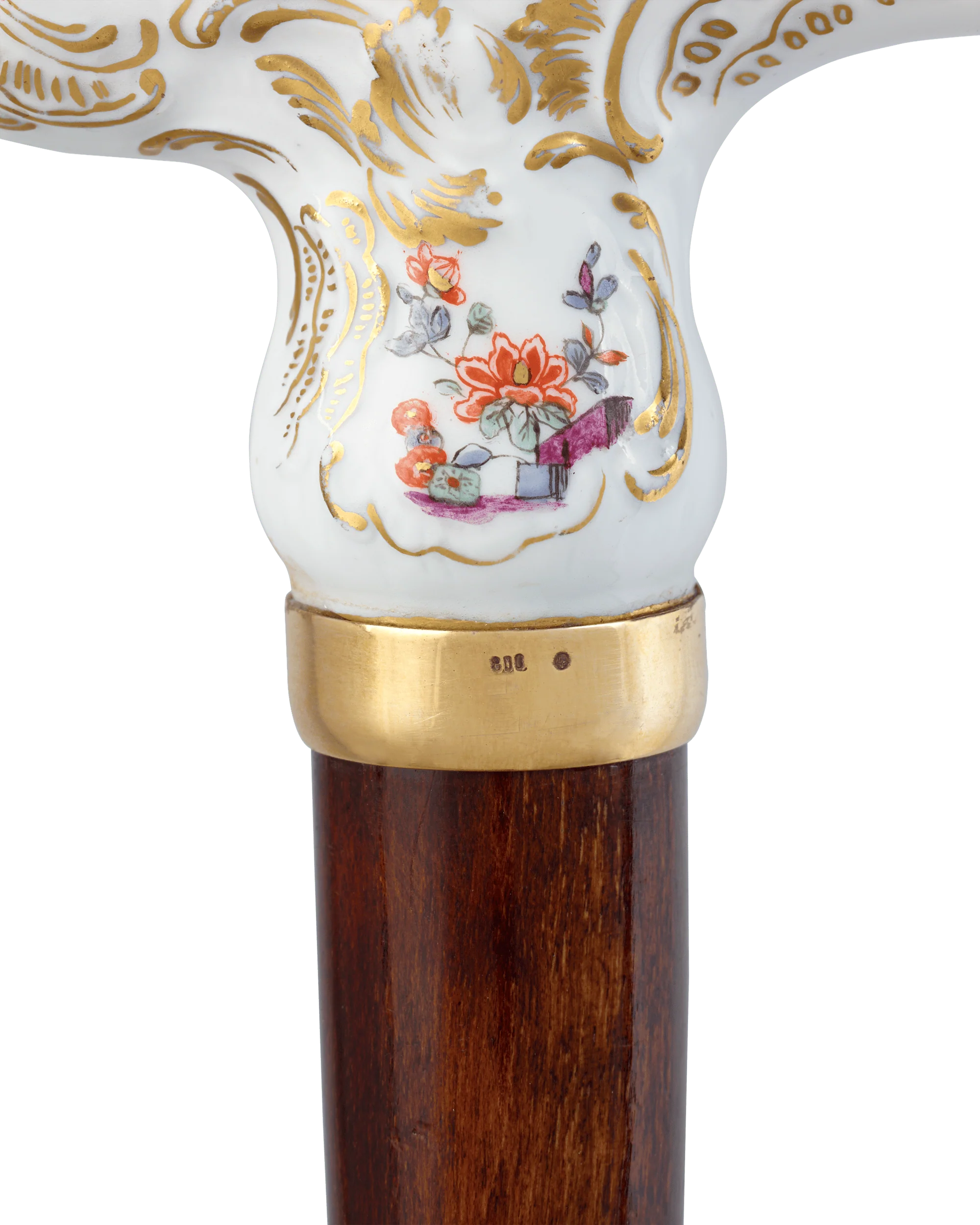 KPM Berlin Figural Cane - Image 2