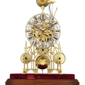 Three-Train Skeleton Clock by Smith & Sons