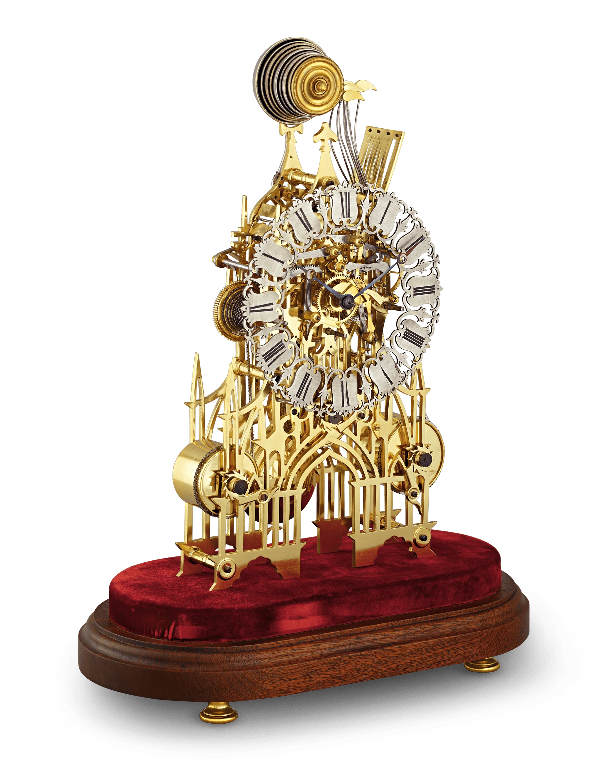 Three-Train Skeleton Clock by Smith & Sons - Image 2