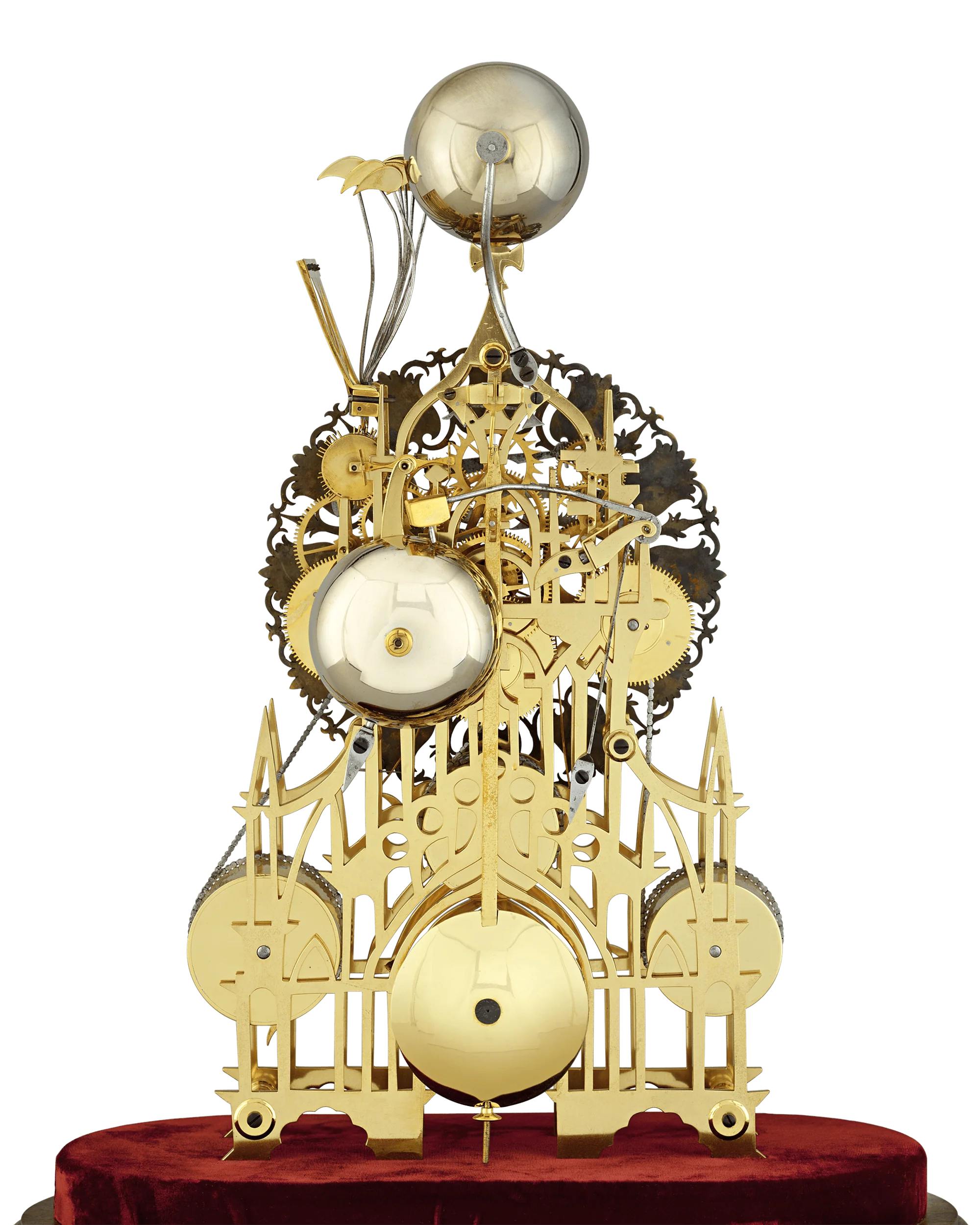 Three-Train Skeleton Clock by Smith & Sons - Image 6
