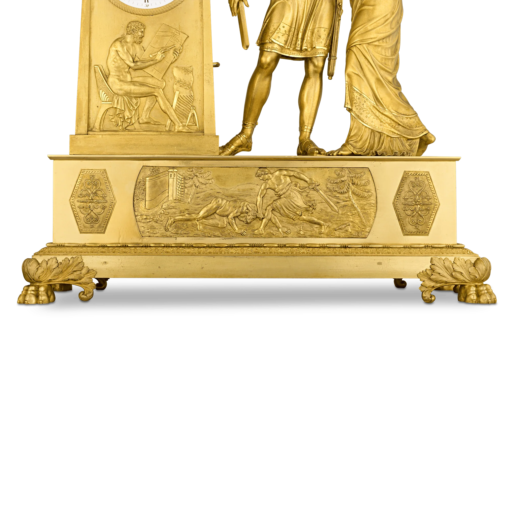 Theseus French Empire Mantle Clock by André Antoine Ravrio - Image 5