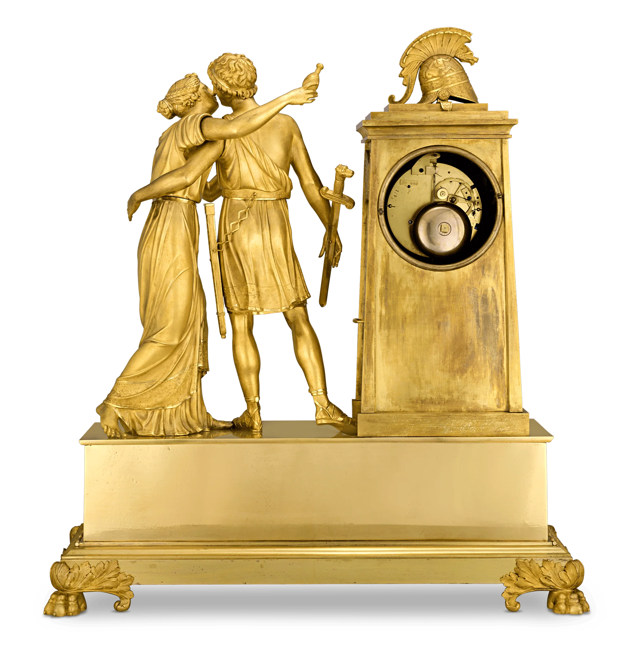 Theseus French Empire Mantle Clock by André Antoine Ravrio - Image 8