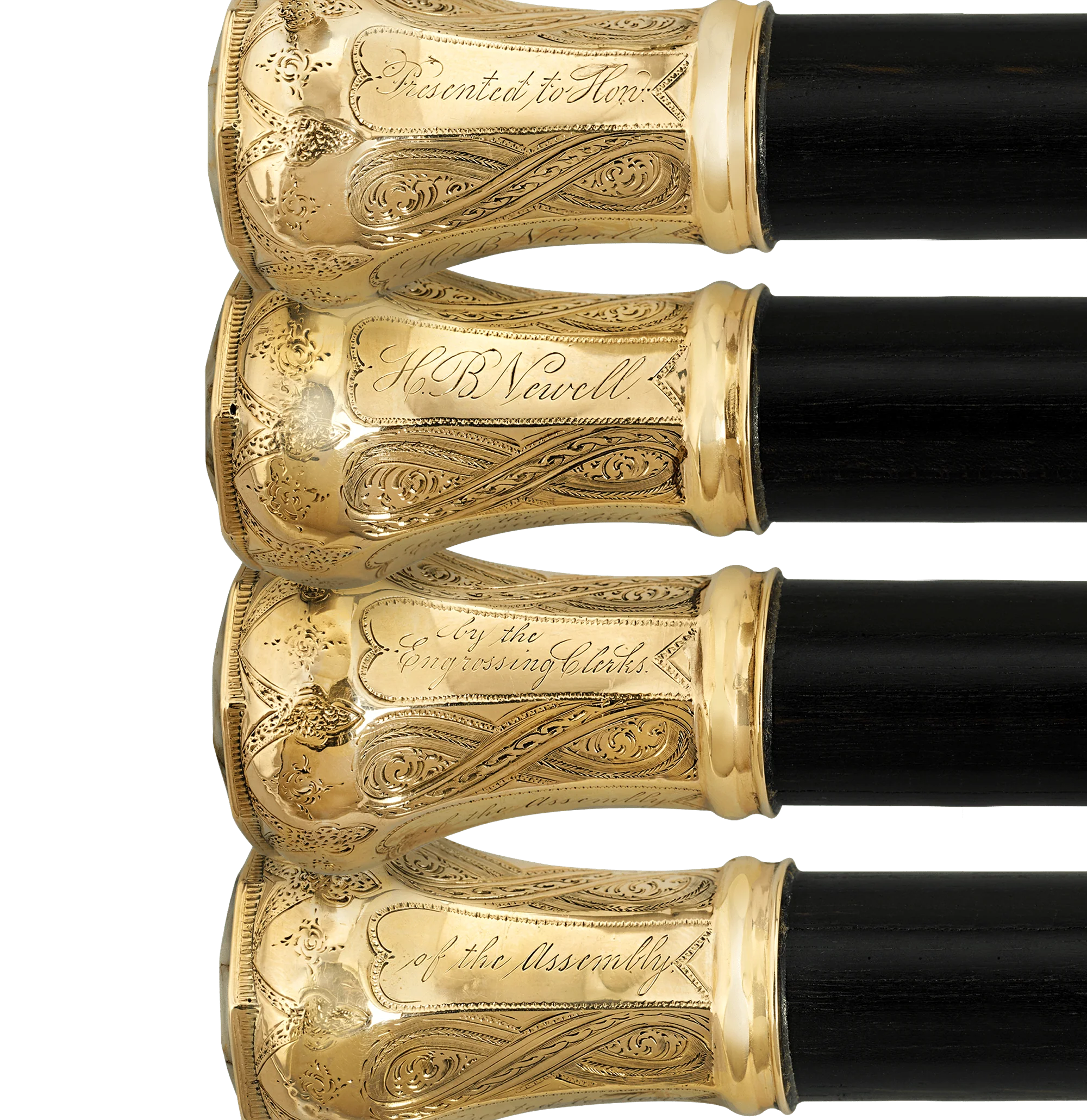 Californian Gold-Bearing Quartz Presentation Cane - Image 3