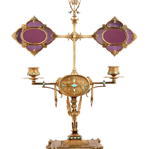 Napoleon III’s Silver-Gilt Library Reading Lamp