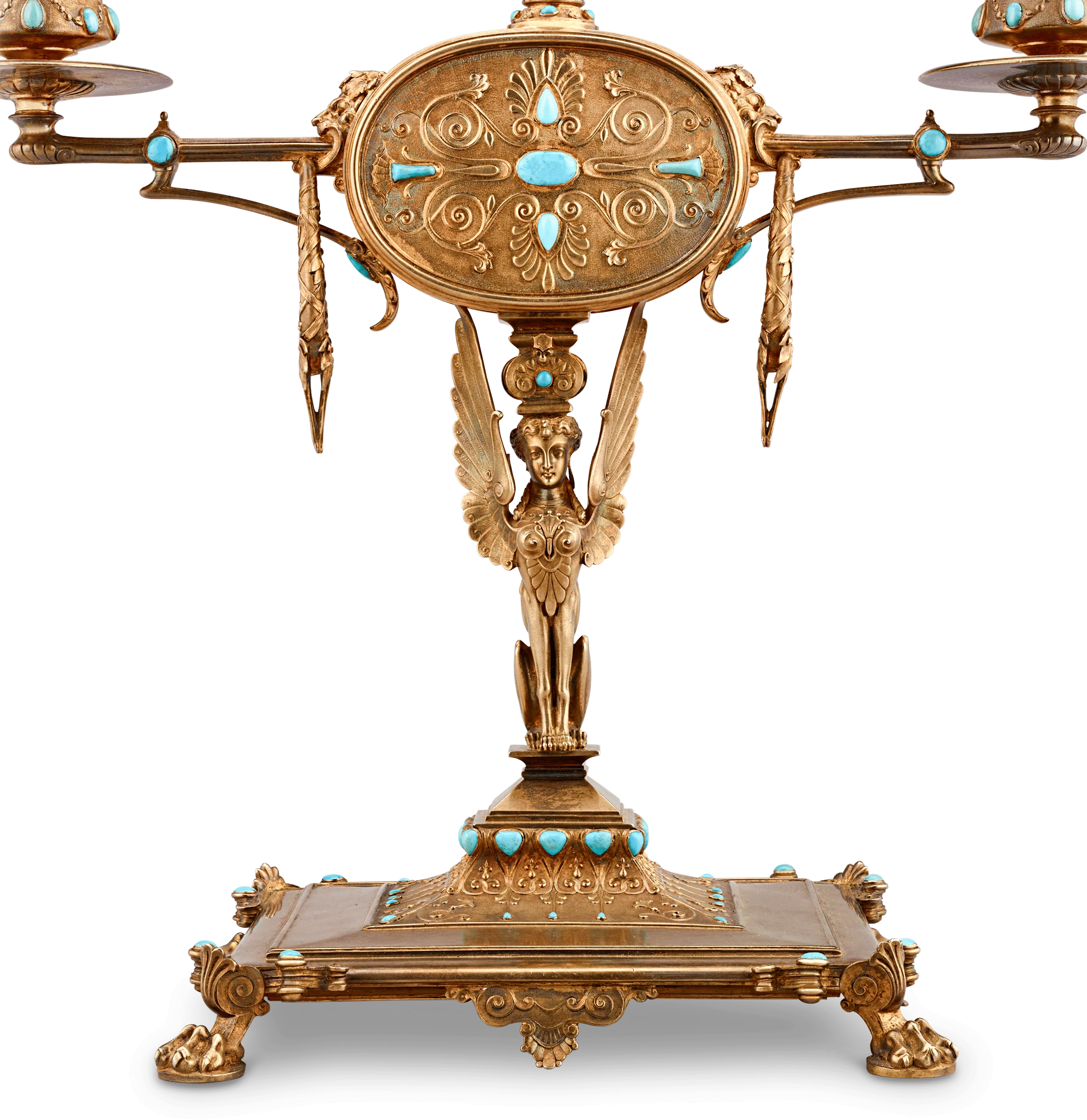 Napoleon III’s Silver-Gilt Library Reading Lamp - Image 4