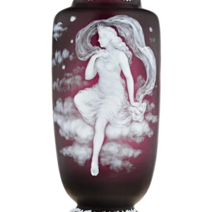 Thomas Webb & Sons Cameo Luna Vase by George Woodall
