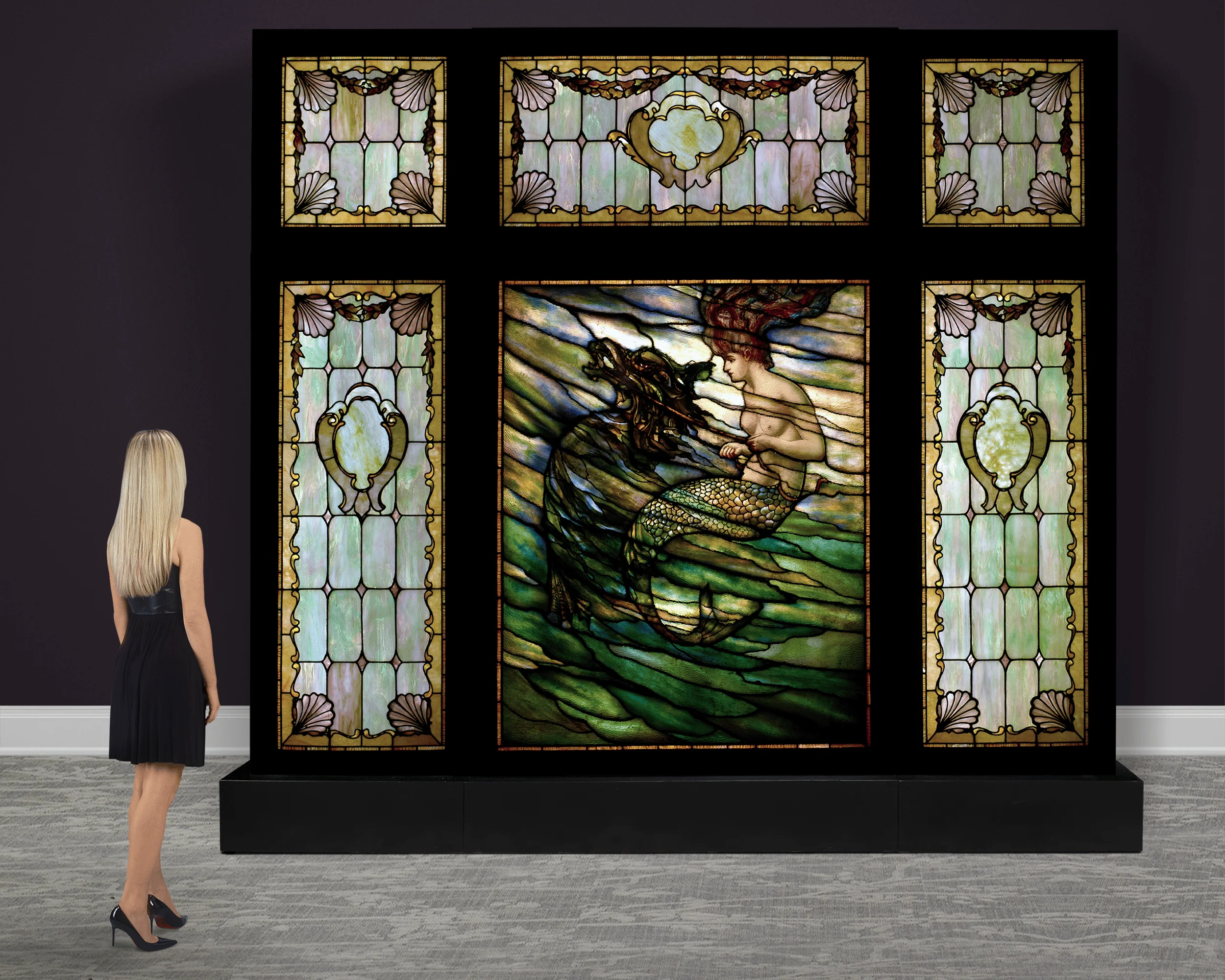 Tiffany Studios Mermaid Window - Image 2