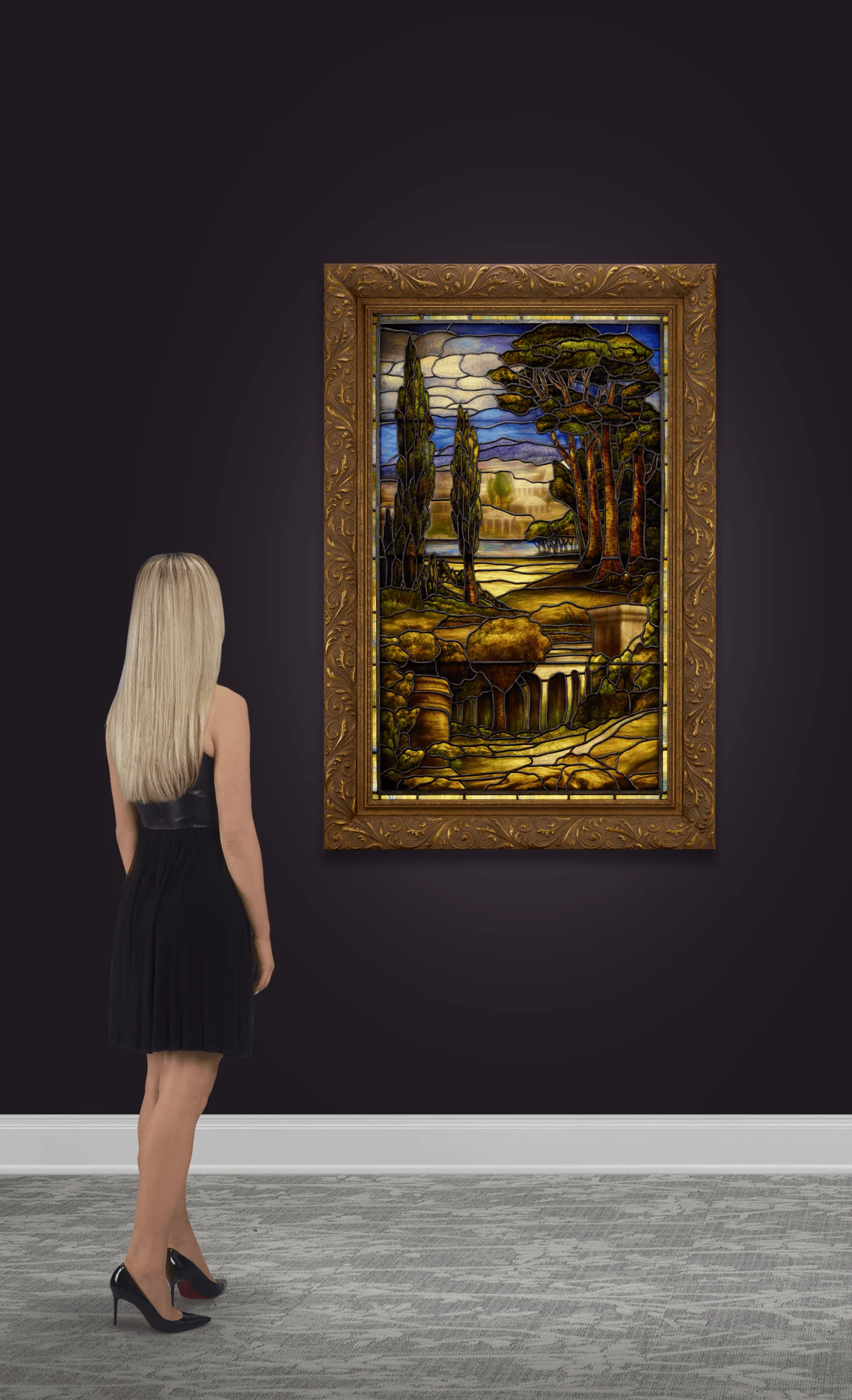 Tiffany Studios City in the Sky Window - Image 6