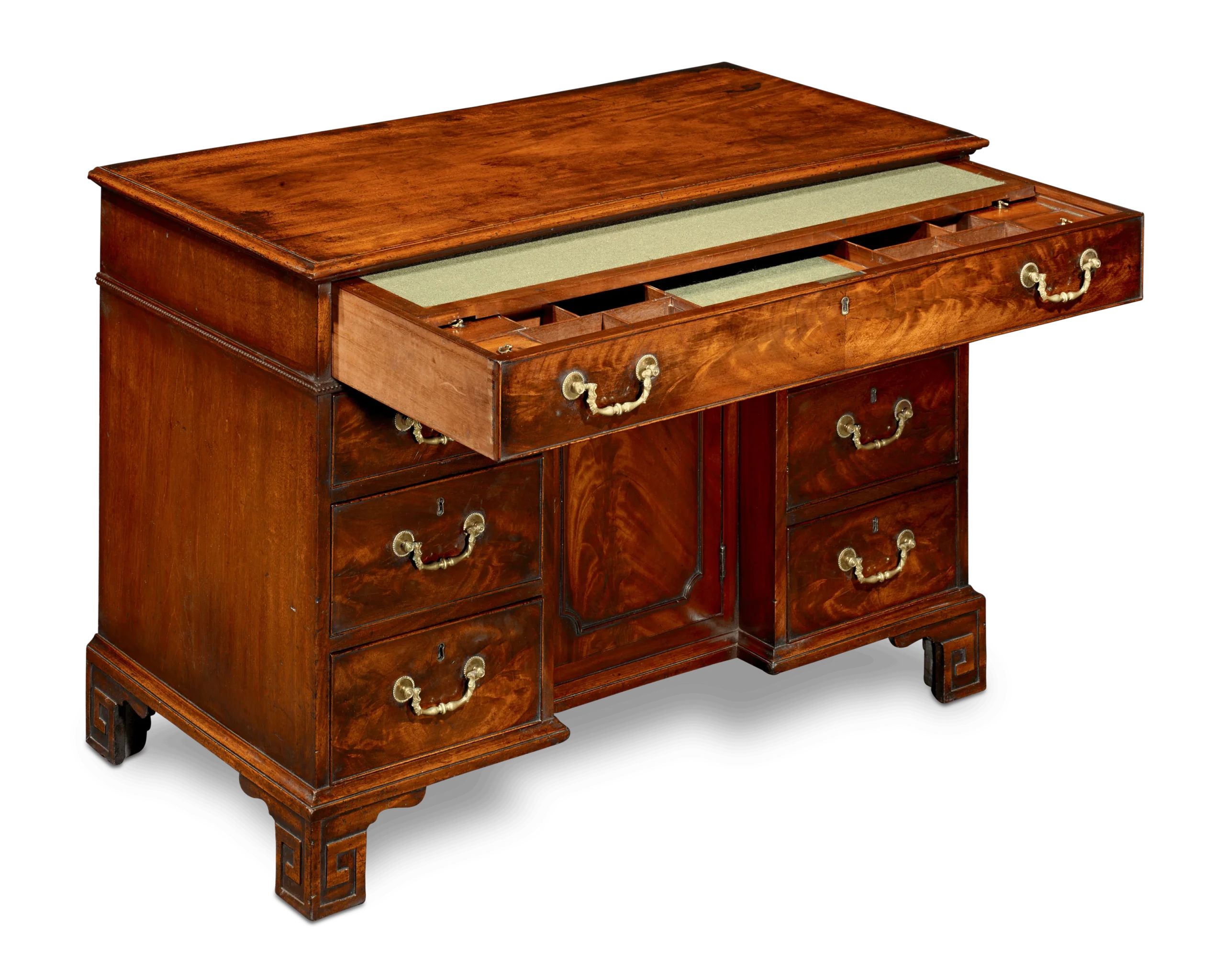 Mahogany Kneehole Desk by Thomas Chippendale - Image 2