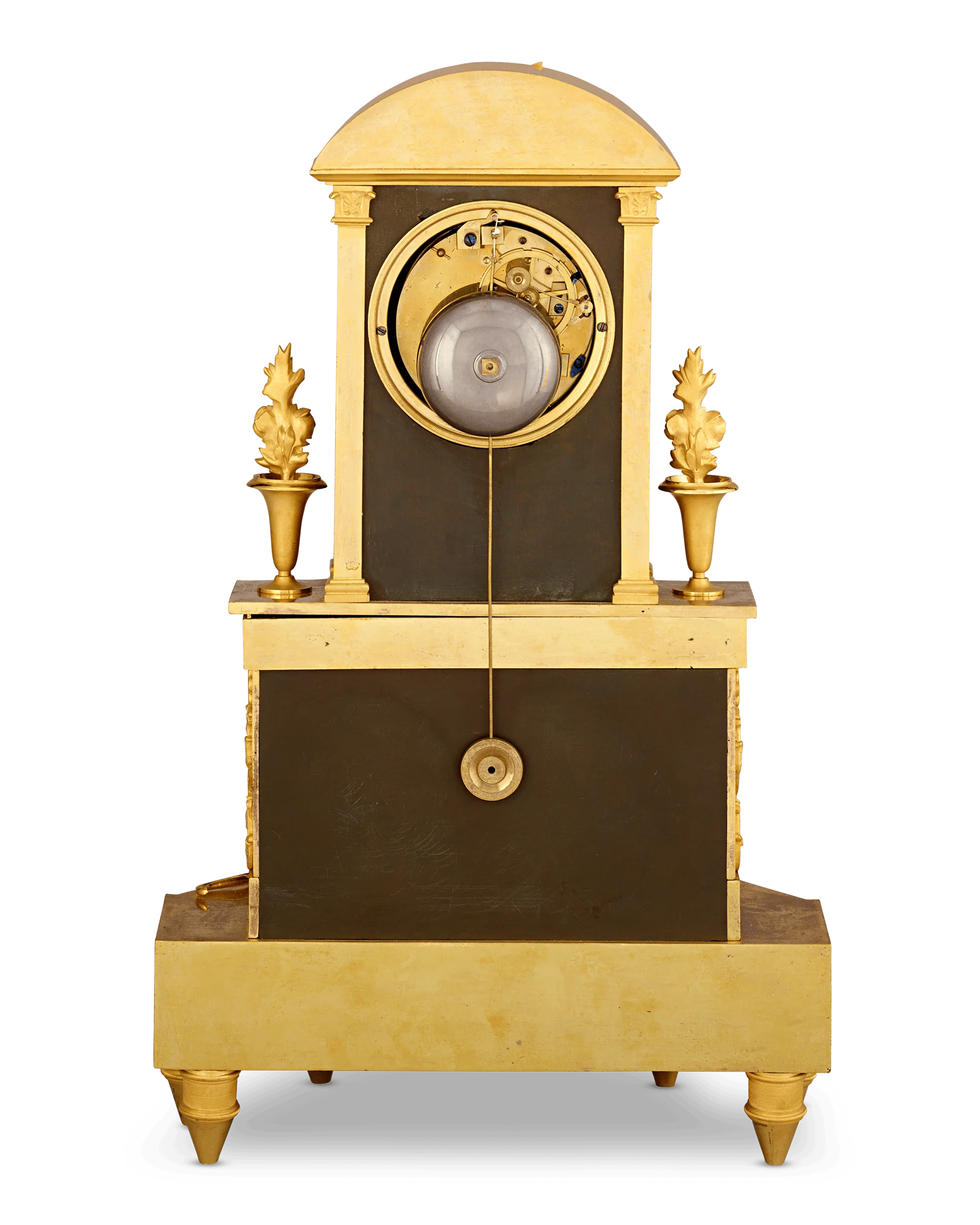 Cupid's Fire French Empire Mantel Clock by Bergmiller - Image 5