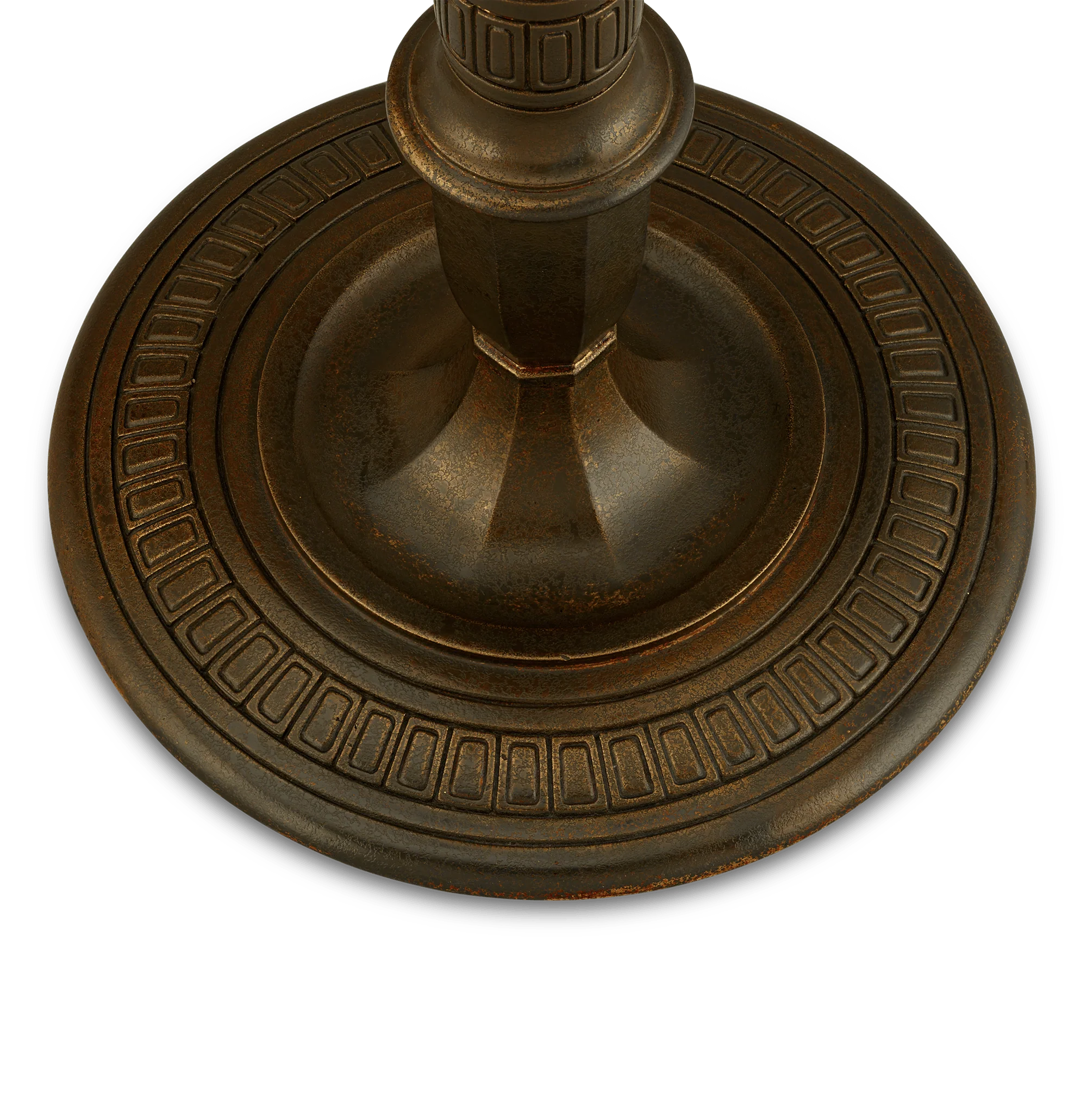 Tiffany Studios Amber Linenfold Lamp - Image 4