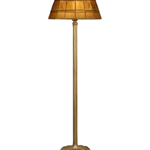 Tiffany Studios Amber Linenfold Floor Lamp