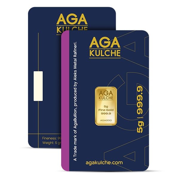 AgaBullion Gold Bar, 5 Gram, .9999 Pure in Assay Package - Image 2