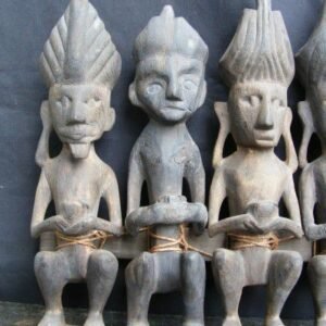 African Royal Procession Sculpture (Benin Court Scene)