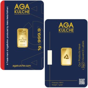 AgaBullion Gold Bar, 1 Gram, .9999 Pure