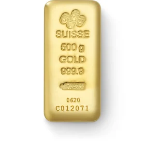 500 gram Gold Bar 999.9 – PAMP Suisse